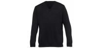 Merino Detailed Vee Pullover - Mens