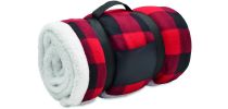 Sherpa lined RPET Blanket