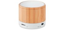 Round Bamboo Speaker