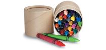 30 Wax Crayons in a Tube