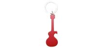 Guitar-shaped keychain