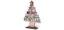 Christmas Tree die Cut Message