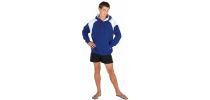 Mens Shoulder Contrast Panel Hoodie