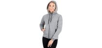 Ladies/Junior 320gsm Soft cotton/Bonded Polar Fleece Hoodie