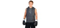 Men's Heather Sleeveless Hoodies - Greatness Range