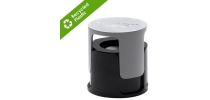 Ruma Wireless speaker in Recycled ABS - Silver