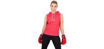 Ladies/Junior Heather Sleeveless Hoodies - Greatness Range