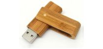 Bamboo Timber Swivel Usb