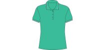 Ladies Solid Pique Polo