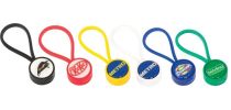 Globus Keyring Plastic Round