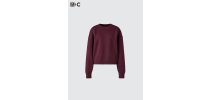 C Smooth Cotton Crew Neck Sweater UNIQLO