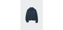 Smooth Cotton Polo Sweater Stripe UNIQLO