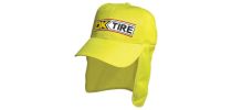 Hi Vis Safety Cap with Flap