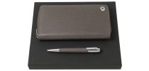 Set Hugo Boss (Metal ballpoint Pen & Long Zipped Folder)