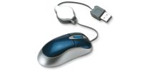 Optical Mouse With Retractable Cable