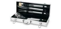 5 Bbq Tools In Aluminium Case