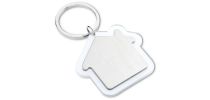 House Shaped Rimmed Keyring