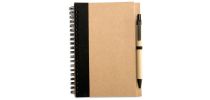Customised Recycled Notebook + Pen
