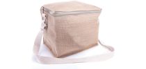 6 Can Jute Cooler Bag