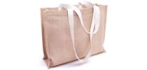 Jute Boutique Bag With Gusset