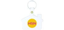 House Shaped Pvc Keyring