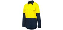 Mens Stretch Spliced Shirt