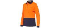Workcool Hyperfreeze Womens Spliced Polo Long Sleeve