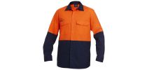 Mens Workcool 2 Spliced Shirt Long Sleeve