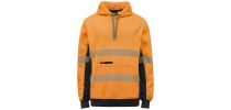 Mens Hi Vis Refelctive Pull Over Hoodie