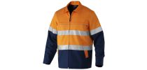 Mens Reflective Spliced Drill Jacket