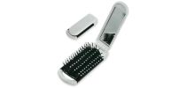 Foldable Hairbrush With Mirror