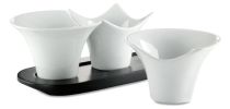 3 Pcs Snack Set In Wooden Tray