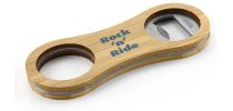 Intox Bamboo Bottle Opener Key Ring
