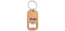Bamboo Bar Bottle Opener Key Ring