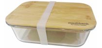 Glass Lunch Box with Bamboo Lid