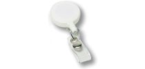 Round Plastic Retractable Badge Holder