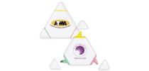 White Triangular Highlight Marker