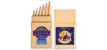 Mini Coloured Pencils in Cardboard Box
