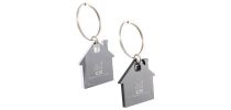 House Stainless Steel Keytag