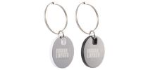 Circle Stainless Steel Keytag