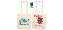 Calico Double Long Handle Conference Bag - 140 Gsm