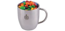 M&M's in Stainless Steel Double Wall Curved Mug