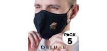 5 Pack - Deluxe Face Masks