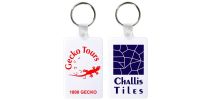 Rectangular Flexible PVC Keytag