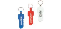 Key Shape Flexible PVC Keytag