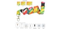 Azure Sublimated Lanyard
