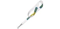 20mm Lanyard - Ribbed Polyester - Flat