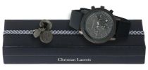 Set Christian Lacroix Black (watch & Cufflinks)