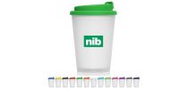 Eco Coffee Cup Plastic Double Wall Cup2Go Frosted 356ml