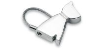 Metal Dog Shaped Keywring